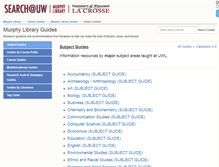 Tablet Screenshot of libguides.uwlax.edu
