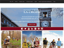Tablet Screenshot of employment.uwlax.edu